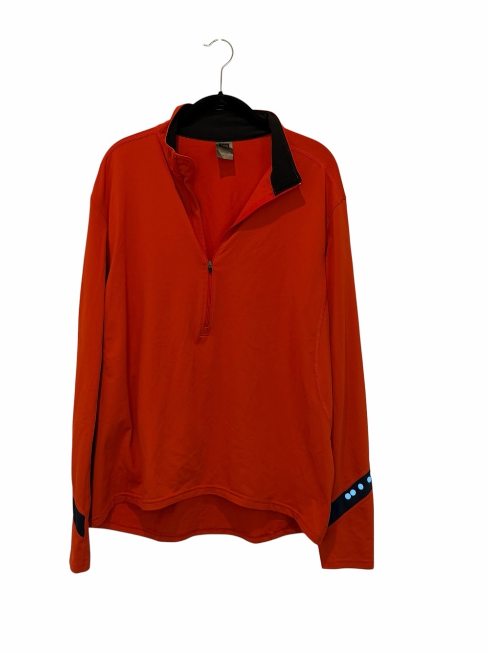 REI Men's L Pullover Half Zip Mock Neck Hiking Sporty Outdoor Athletic Gorpcore